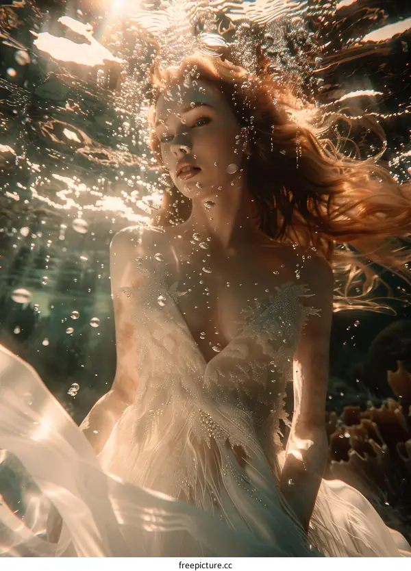 Ethereal Beauty Underwater Photoshoot