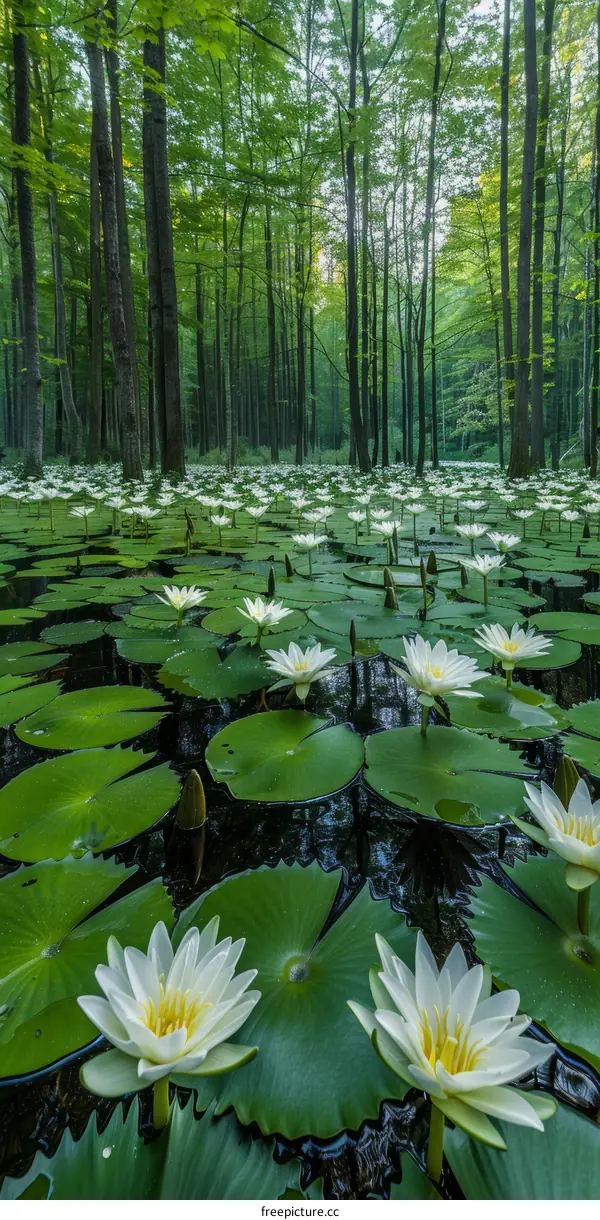 Mystical Forest Pond