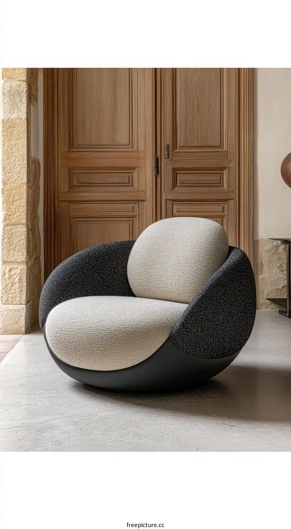 Modern Minimalist Armchair Design
