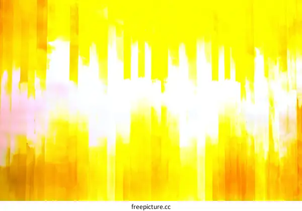 Abstract Yellow and White Brushstrokes