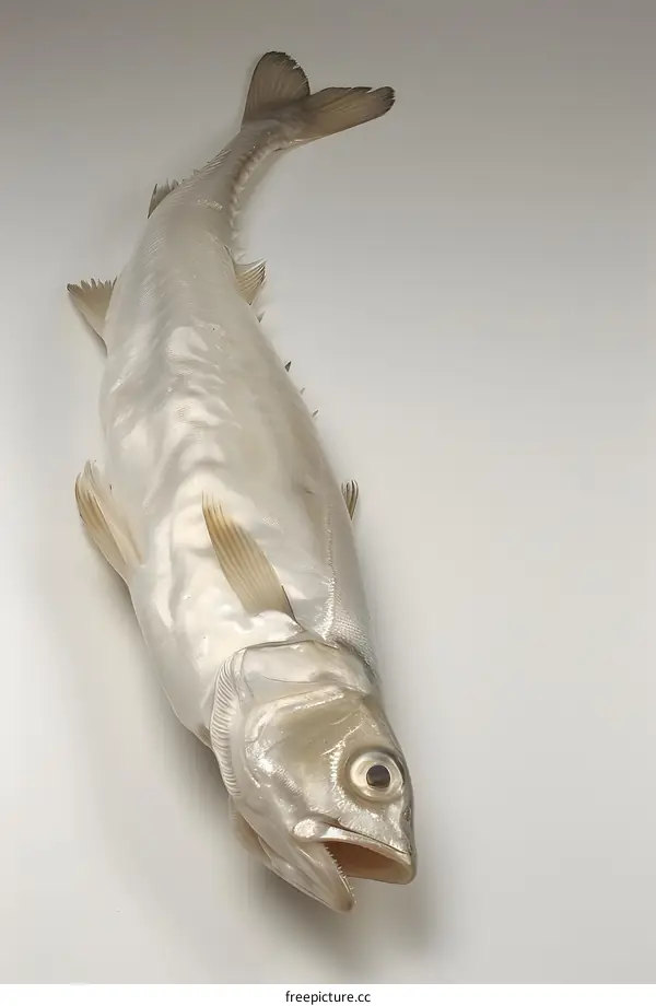 Fresh Fish on White Background