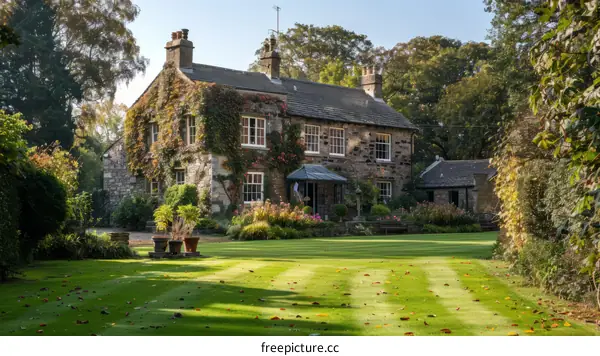 Quaint Stone Cottage Nestled in Serene Countryside