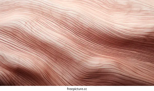 Abstract pink wavy delicate fabric
