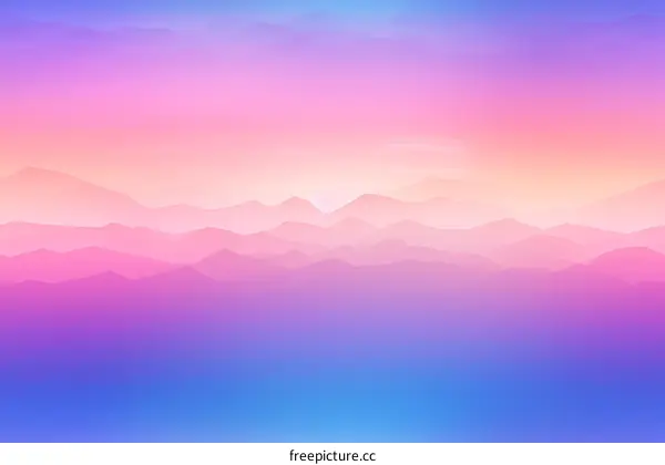 Gradient abstract background with soft pink purple blue colors