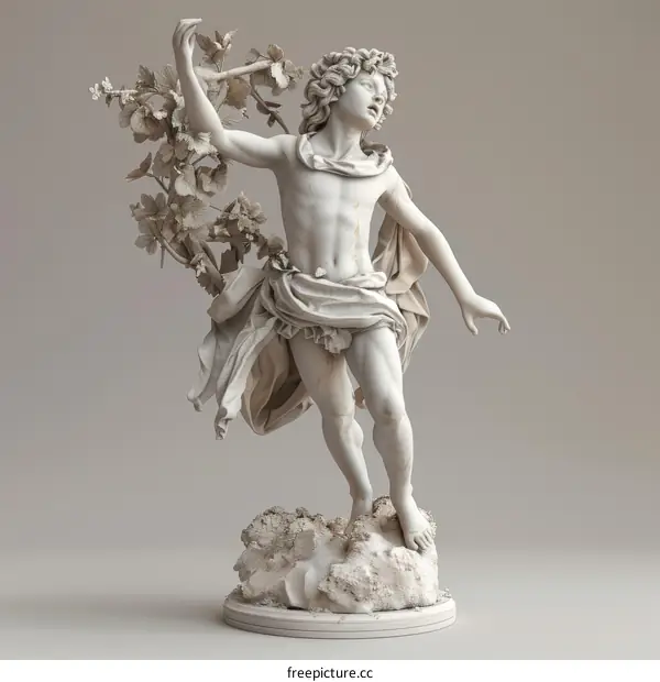 statue of a young man