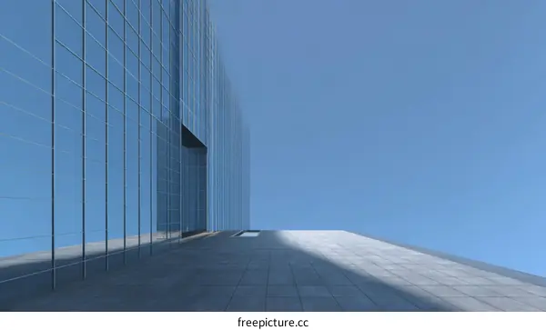 Modern Skyscraper Architecture Exterior View