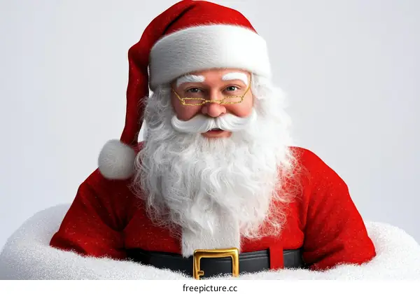 Santa Claus Portrait Illustration