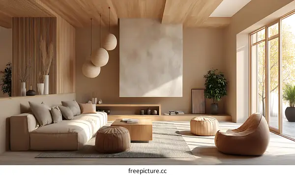 Modern Minimalist Living Room Interior Design