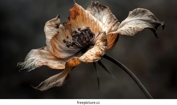 Dried Flower Close-up Artistic Photography