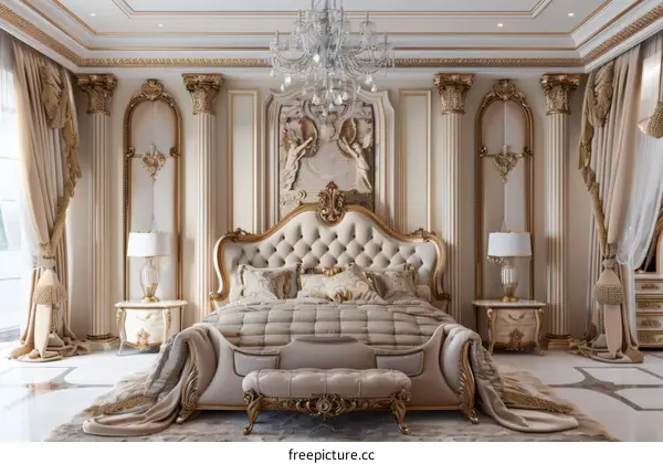 Luxury Elegant Bedroom Interior Design
