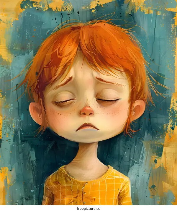sad kid