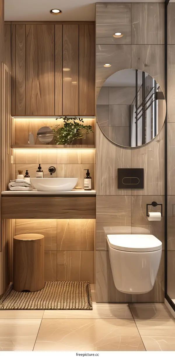 Modern Minimalist Bathroom Interior Design