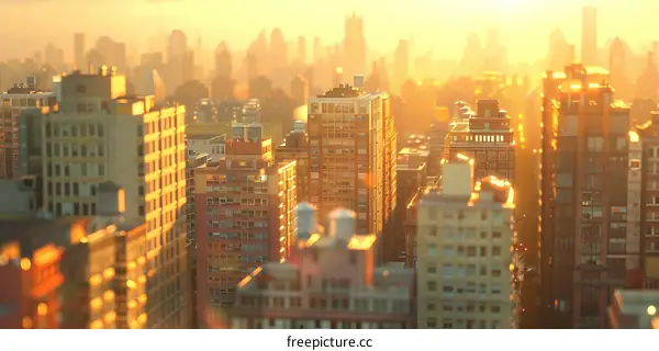 Golden Hour in New York City