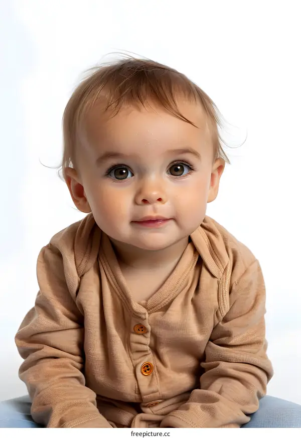 Portrait of Adorable Baby