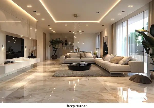 Modern Minimalist Living Room