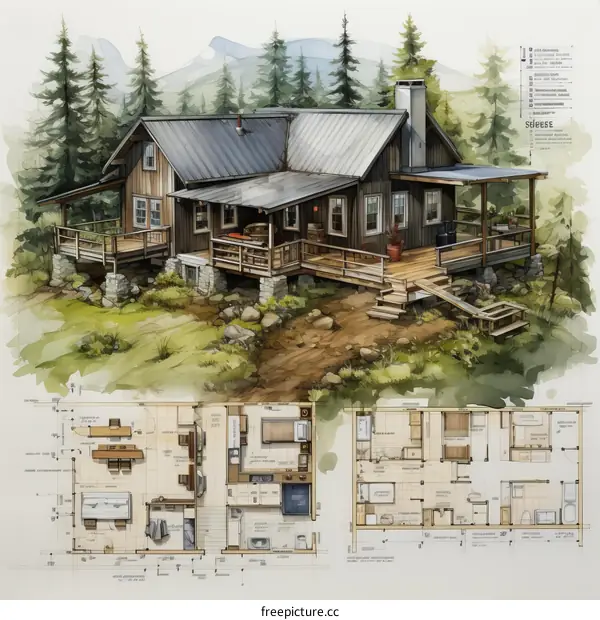 House in the Woods: A Secluded Forest Retreat