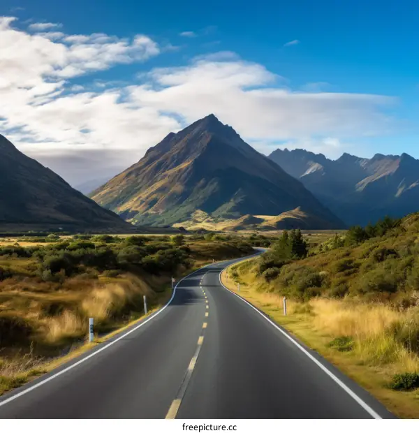 Road through the mountains