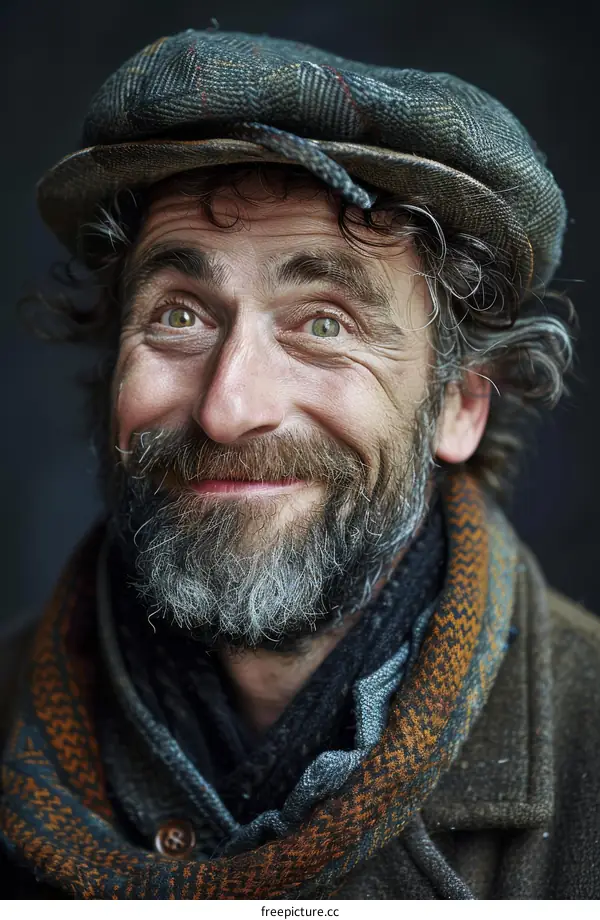 Close Up Portrait of a Smiling Man