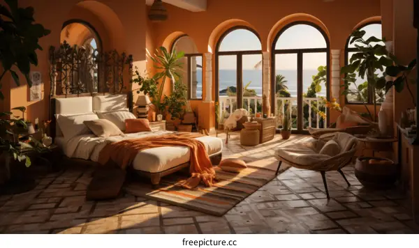 Modern coastal home interior design