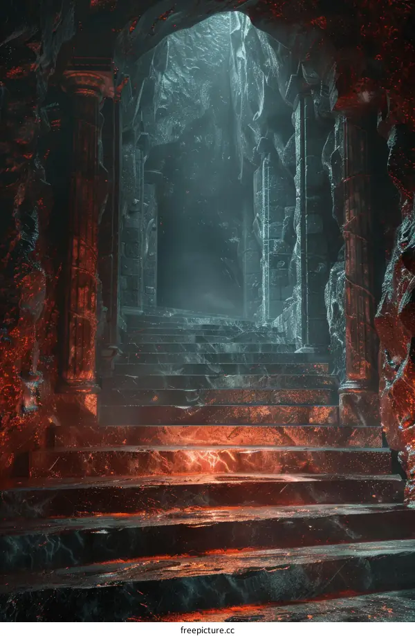 Mysterious Ancient Stairway Descent