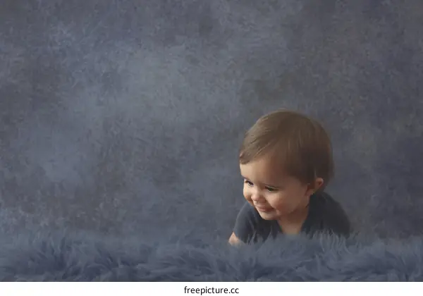 Baby Girl Portrait Studio Photo