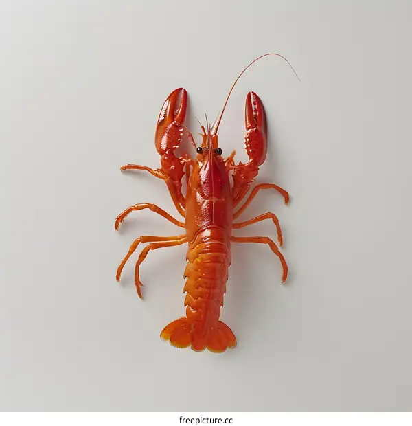 A Single Red Lobster