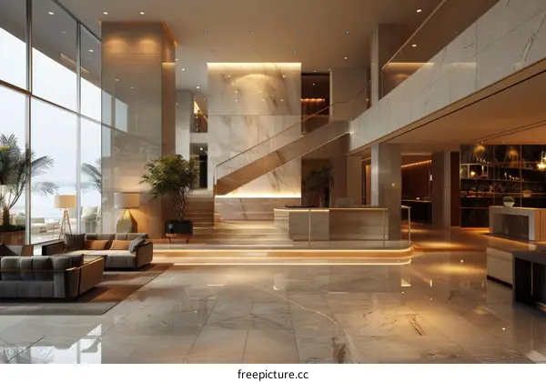 Modern Hotel Lobby Interior Design