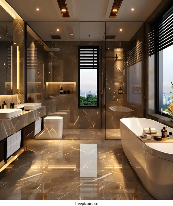 Luxury Hotel Bathroom