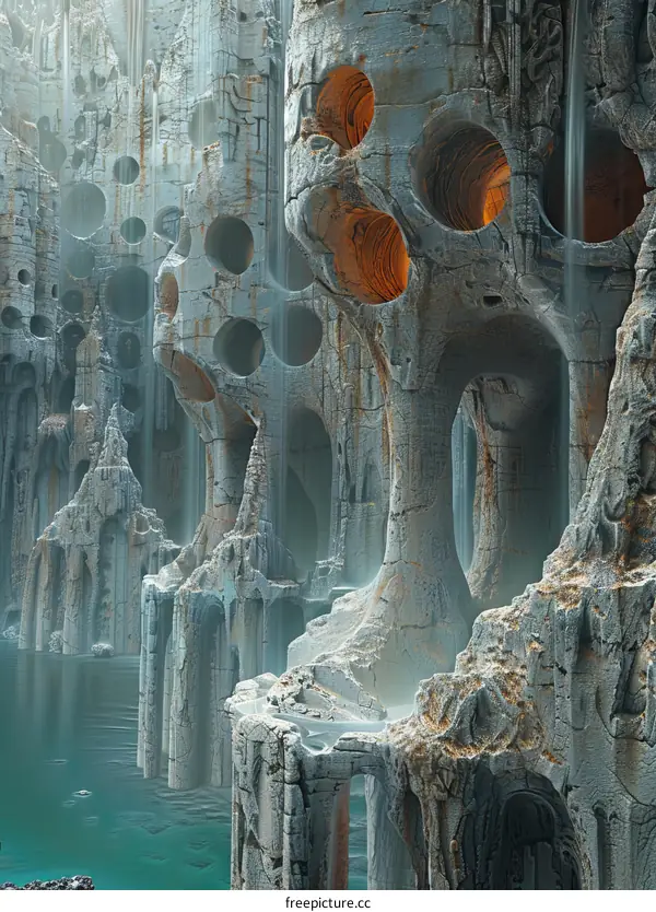 Ancient Alien Ruins: A Mystical Landscape