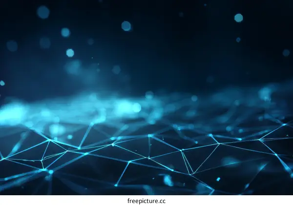 Abstract Network Technology Background Illustration