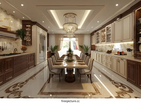 Modern Kitchen and Dining Room Interior Design