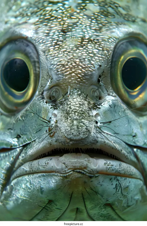 Fish Face Closeup