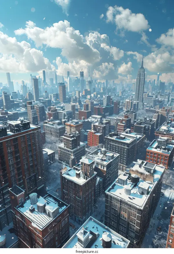 A Snowy Day in New York City