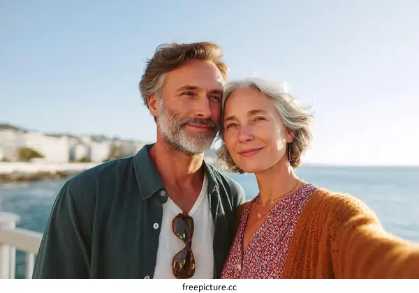 Couple Portrait by the Seaside