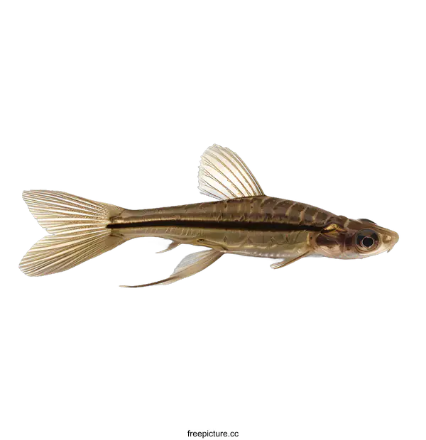 [Transparent Background PNG]Striped  Catfish with  White Background