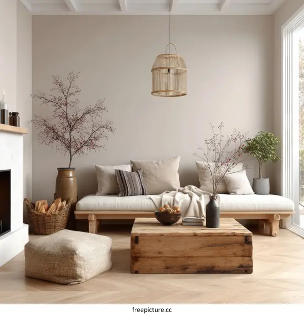 Cozy Scandinavian Living Room Interior Design