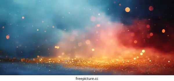 Abstract Colorful Bokeh Background