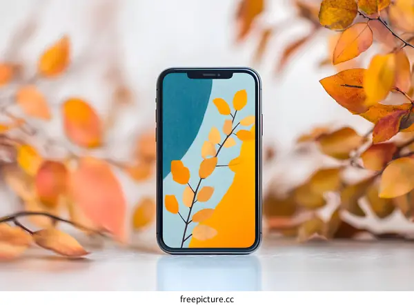 Autumn Leaves Phone Background