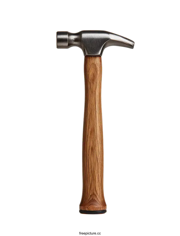 [Transparent Background PNG]Wooden Handle Hammer for Craftsmanship