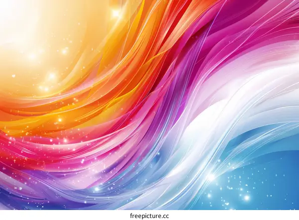 Artful Multicolored Swirls