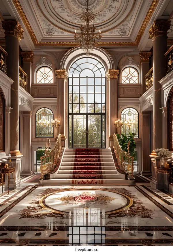 European style luxury hall