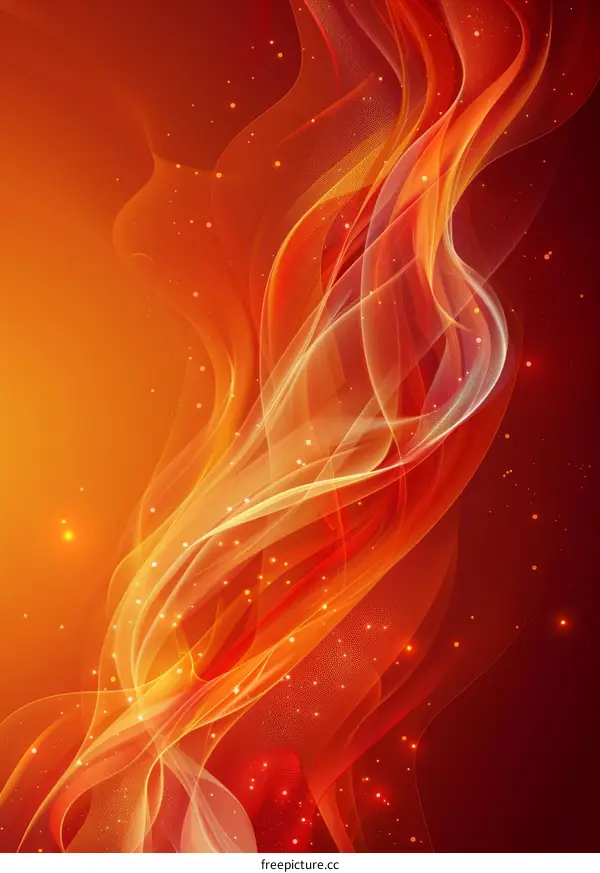 Fiery Passion: A Dance of Light and Shadow