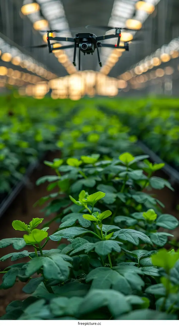 Greenhouse Management with Drones