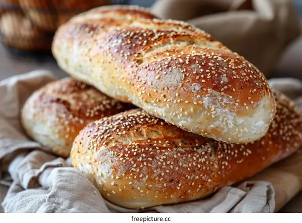 Sesame Seed Loaf of Bread