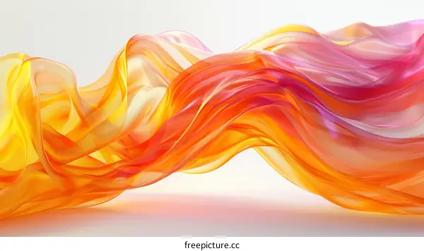 Colorful Wavy Translucent Plane