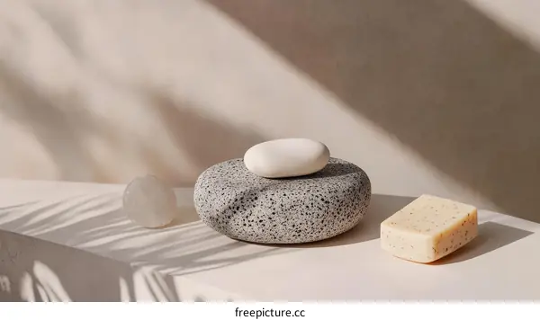 Minimalist Spa-Inspired Natural Soap Display