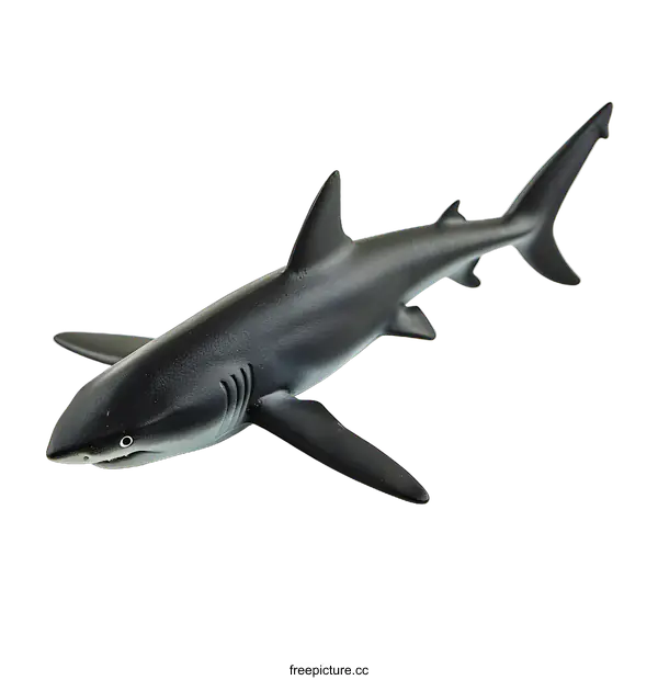 [Transparent Background PNG]Blacktip shark isolated on white background