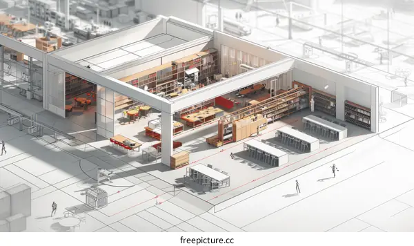 factory workshop interior