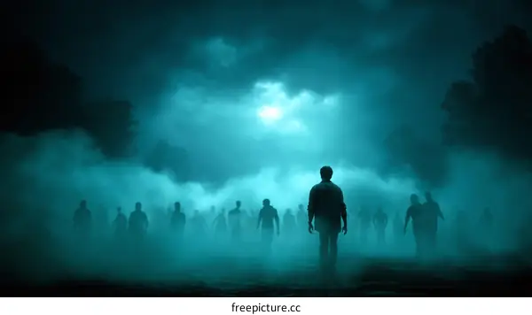 Zombie Apocalypse Horror Illustration