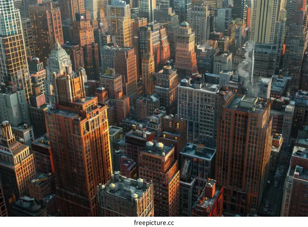 Aerial Panorama of New York City